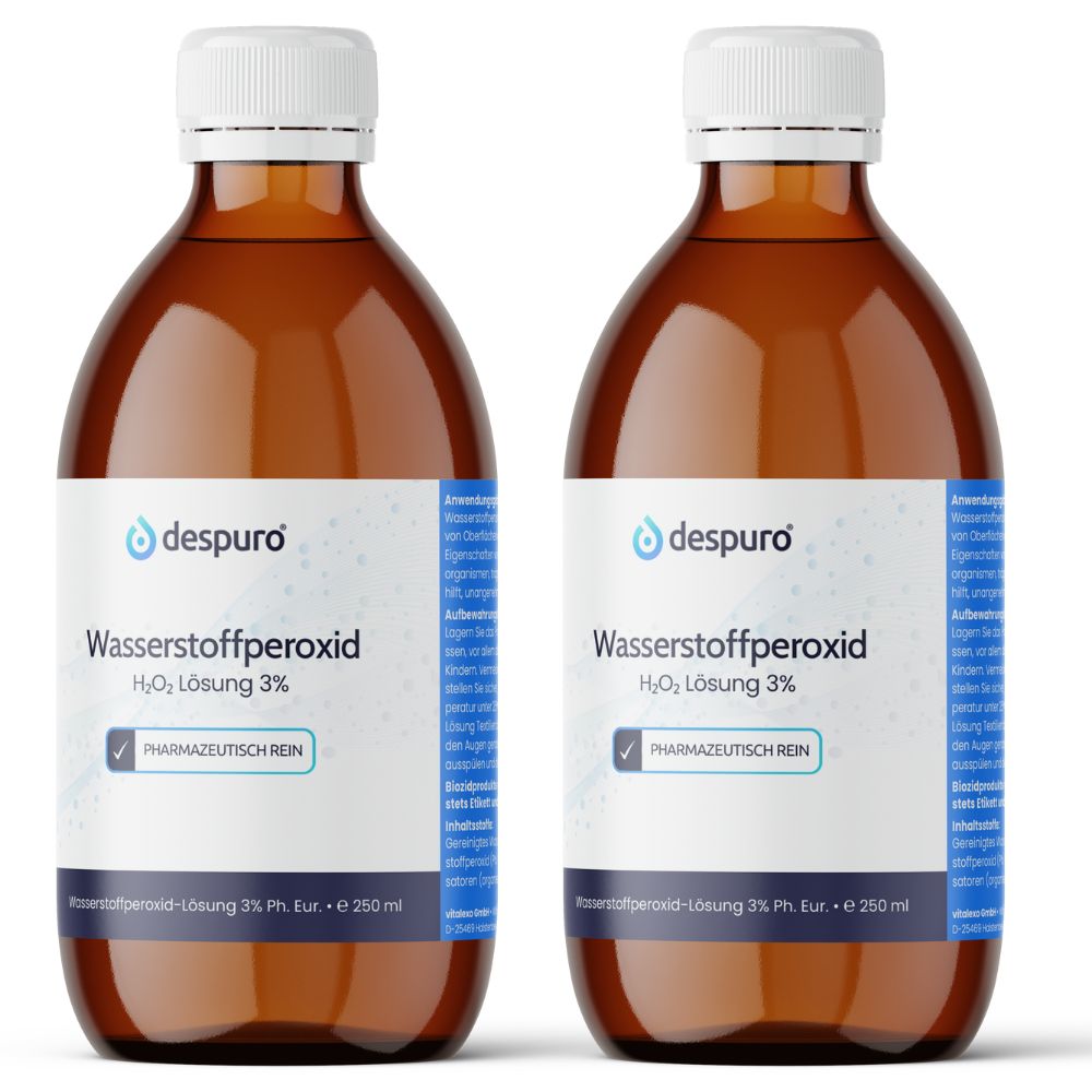 Wasserstoffperoxid 3% (Ph. Eur.) | 2 x 250ml | 2er Sparpaket