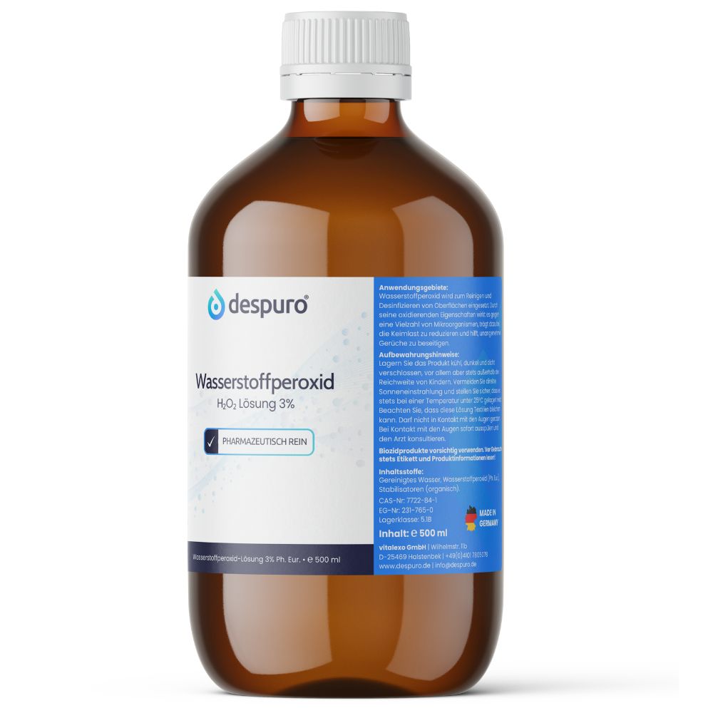 Wasserstoffperoxid 3% H2O2 (Ph. Eur.) | 500ml